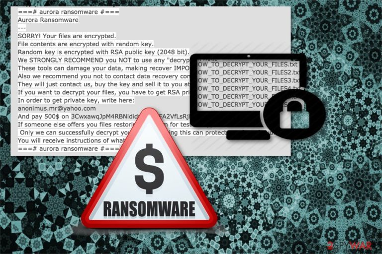 Δωρεάν λύση για τον Ransomware Aurora
