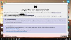 Dharma Ransomware Ransom Note 2019