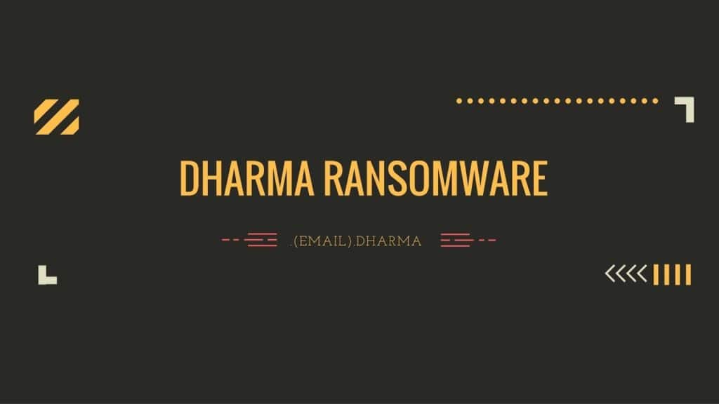 Dharma Ransomware Δεν υπάρχει λύση αποκρυπτογράφησης