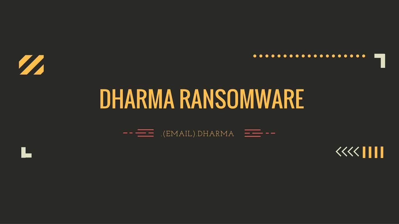 Dharma Ransomware Δεν υπάρχει λύση αποκρυπτογράφησης