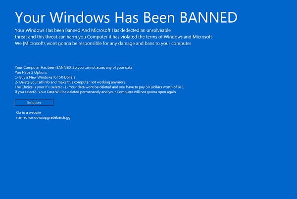 Λύση για τον Ransomware Windows has been hacked