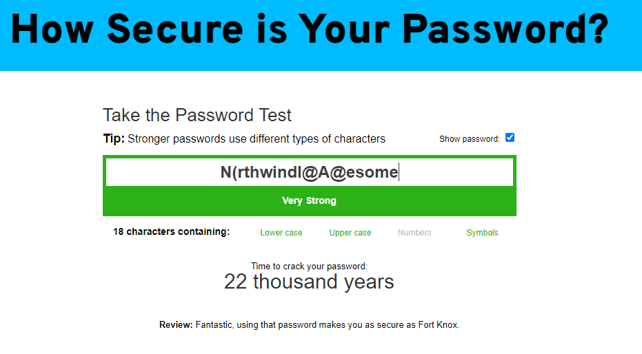 good password